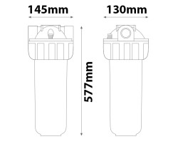 20 inch Atlas Housing Şeffaf MASTER PLUS 3P BFO BX TS - 2