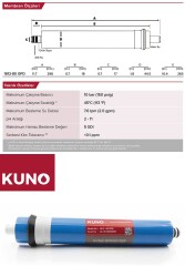 LG Inside Kuno 80 GPD Membran Filtre - 5