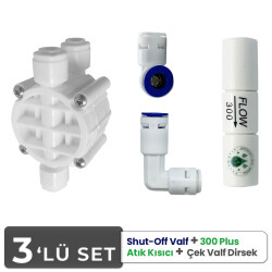 Su Arıtma Cihazı İçin Yenileme Kiti (Flow – Shut Off – Quick Check Valve) - 1