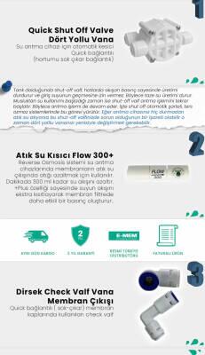 Su Arıtma Cihazı İçin Yenileme Kiti (Flow – Shut Off – Quick Check Valve) - 2